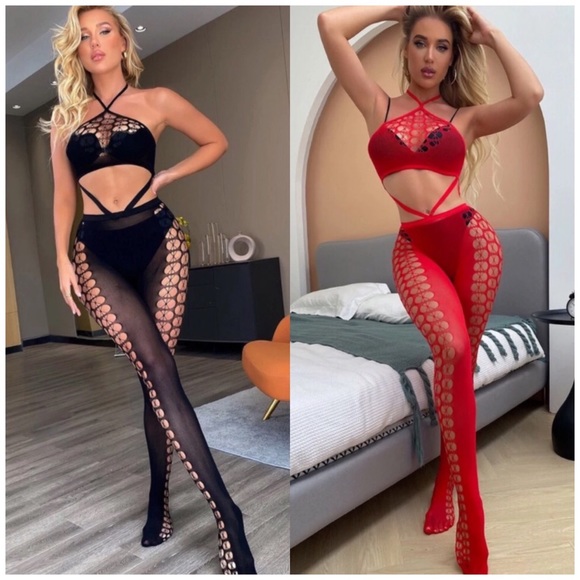 Other - Criss Cross fishNet Body Stocking